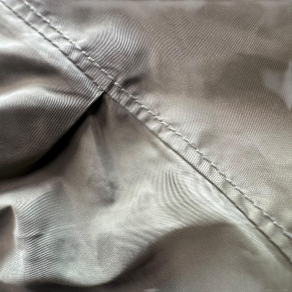 GAP Jacket Womens Large Olive Green Anorak Utility Hooded Waffle Lined‎ Pockets - Picture 10 of 13